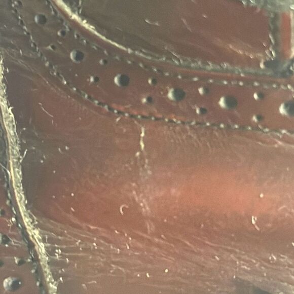 Austin Reed of Regent Street Size 11 M Brown Leather Dress Shoes - Picture 6 of 10